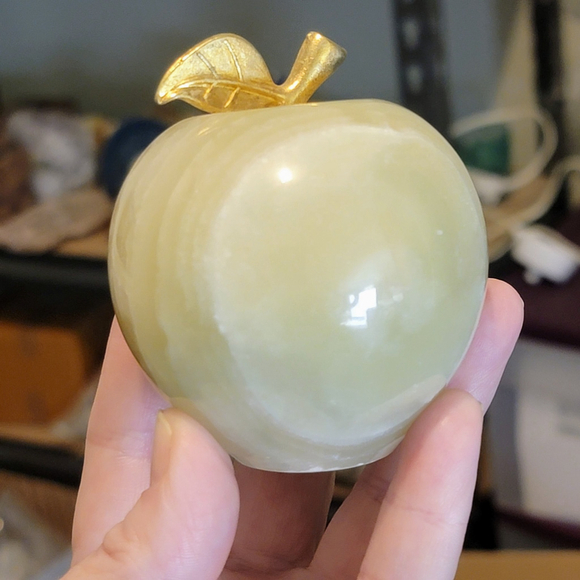 ONYX APPLE, Teacher Gifts, Crystals, Natural, Wiccan, Pagan, Gift Box Christmas - Picture 4 of 5